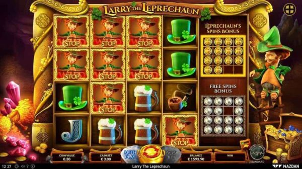 Larry the Leprechaun automat zdarma