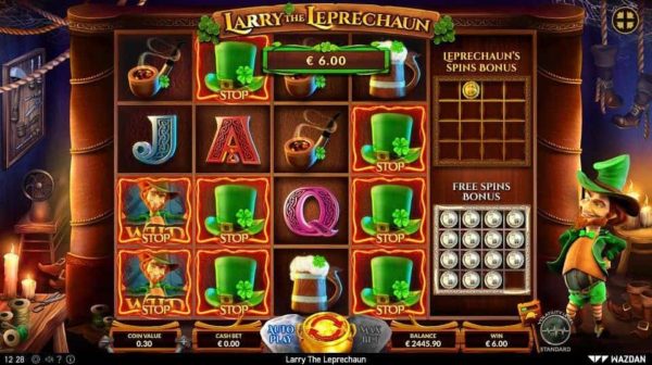 Larry the Leprechaun automat zdarma