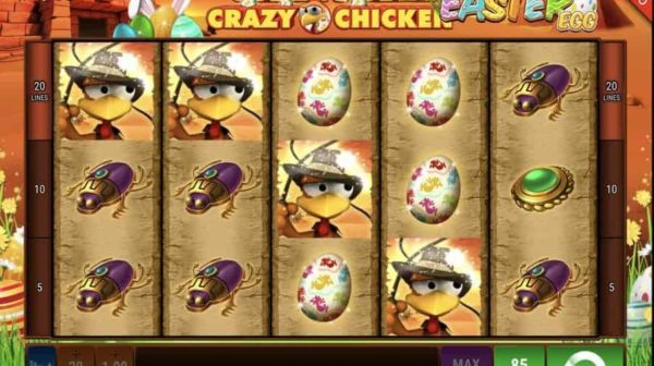 Super Duper Crazy Chicken Easter Egg automat zdarma