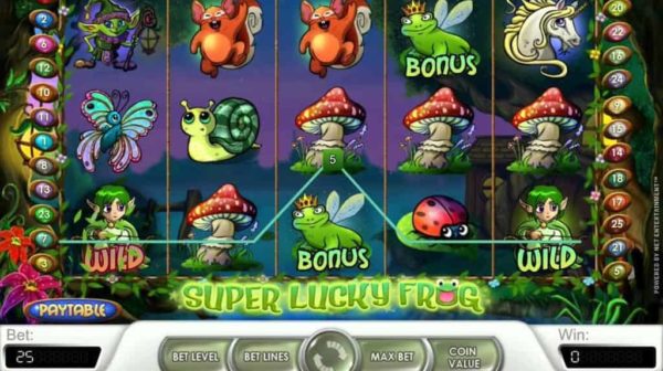 super lucky frog automat zdarma