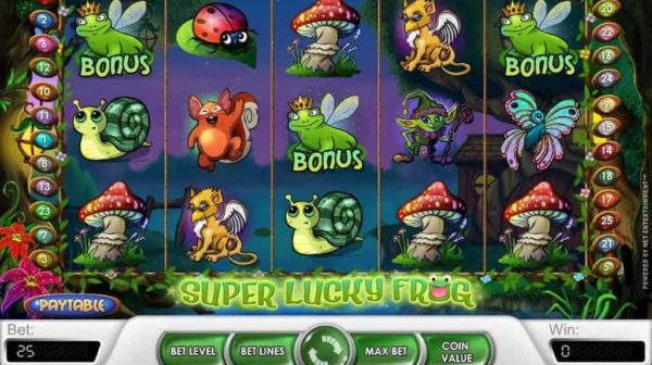 super lucky frog automat zdarma