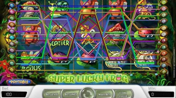 super lucky frog automat zdarma