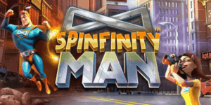 automaty inšpirované superhrdinami - spinfinity man