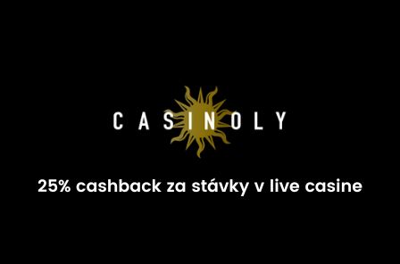 casinoly casino recenzia_25% live casino cashback