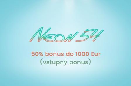 Neon54 casino vstupny bonus