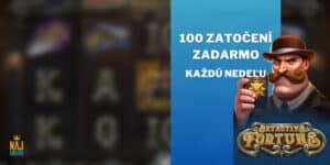 100 zatoceni zadarmo na detective fortune