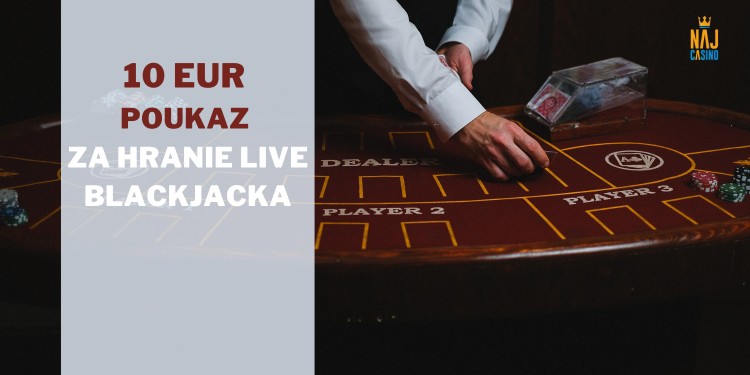10 eur voucher za hranie live blackjacka