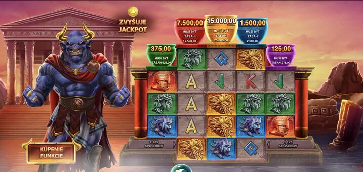 automat Ancient Fortunes Minotaur Rising slot