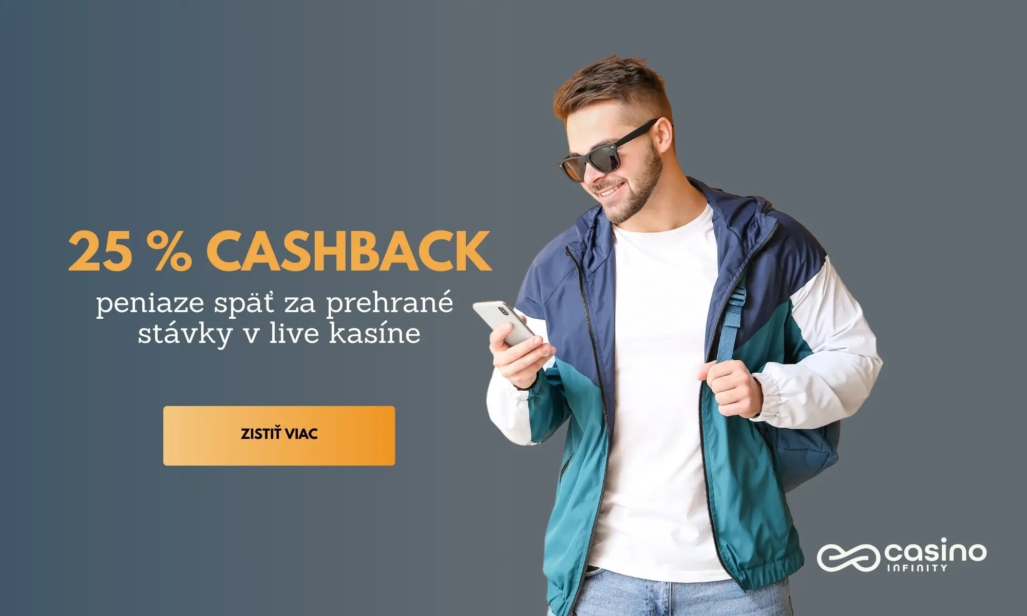 25 percent cashback v live kasine